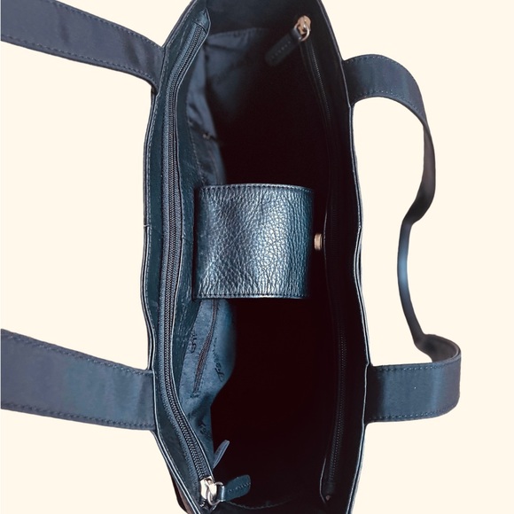 Fossil leather nylon tote - Picture 8 of 16